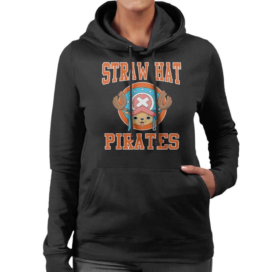 Straw Hat Pirates Tony Tony Chopper One Piece Women’s Hooded Sweatshirt