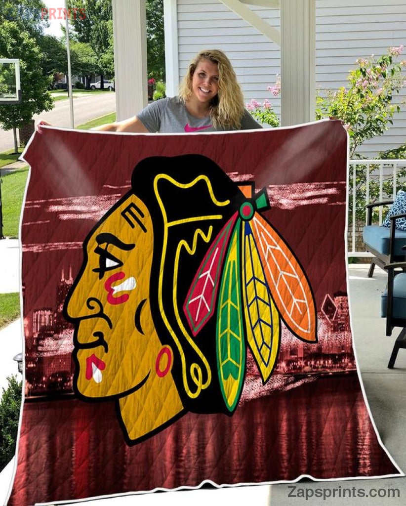 Chicago Blackhawks 3D Full Printing Quilt 2