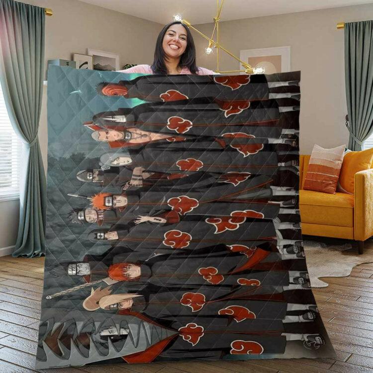 Animood Narutopedia - Naruto Shippuden, Naruto Shippuden Quilt Blanket, Naruto Shippuden Gift For Fan, Uzumaki Naruto Anime Quilt Blanket