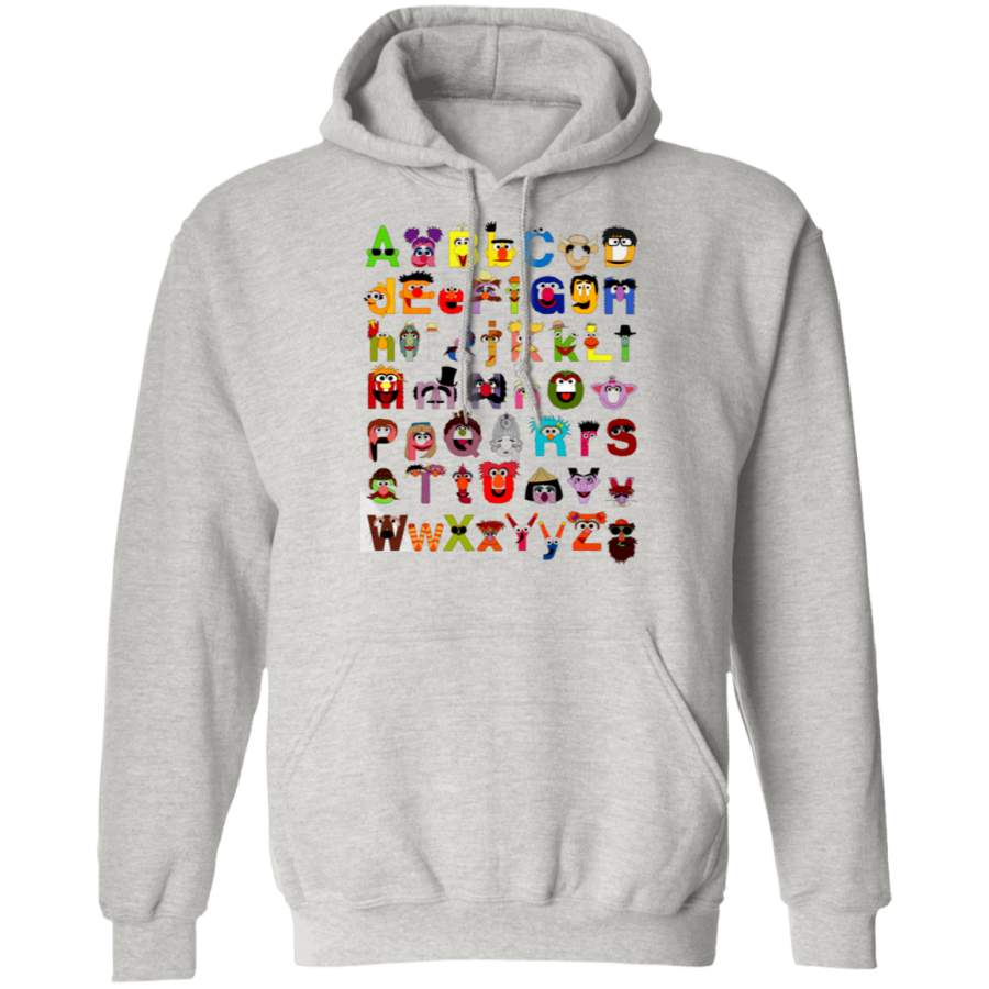 Sesame Street Alphabet Sesame Street Alphabet Hoodie 8 oz.