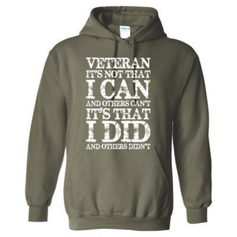 AGR Veteran It’s Not That I Can And Others Can’t It’s That I Did And Others Didn’t – Heavy Blend™ Hooded Sweatshirt