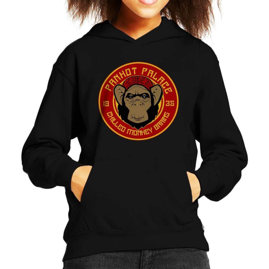 Pankot Palace Chilled Monkey Brain Kid’s Hooded Sweatshirt