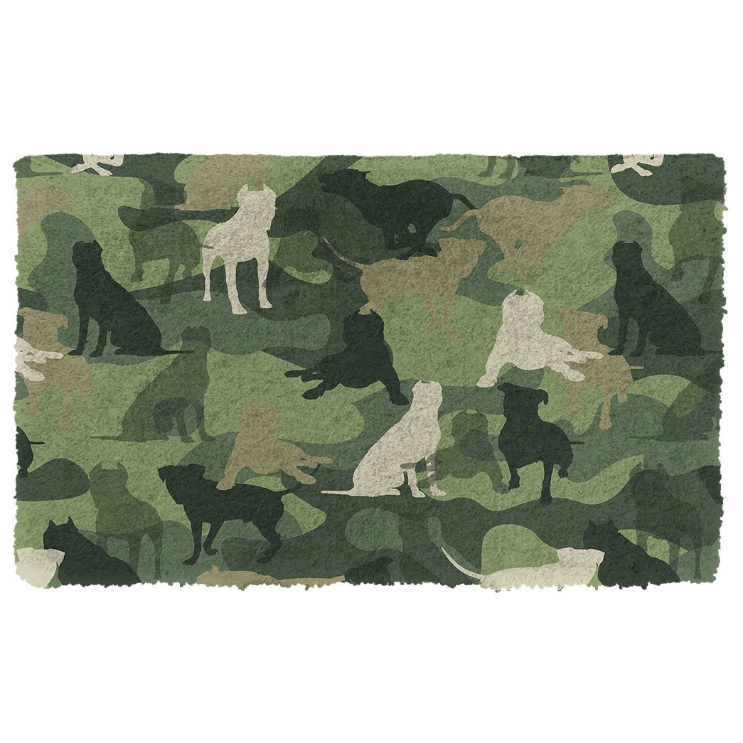 Gearhumans  Gearhuman 3D Pit Bull Camo Doormat