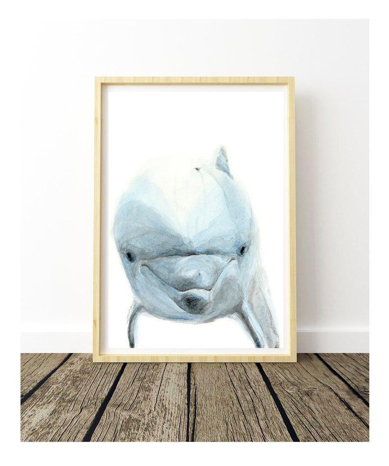 Dolphin, Wall Art, Digital Download, Dolphin Poster