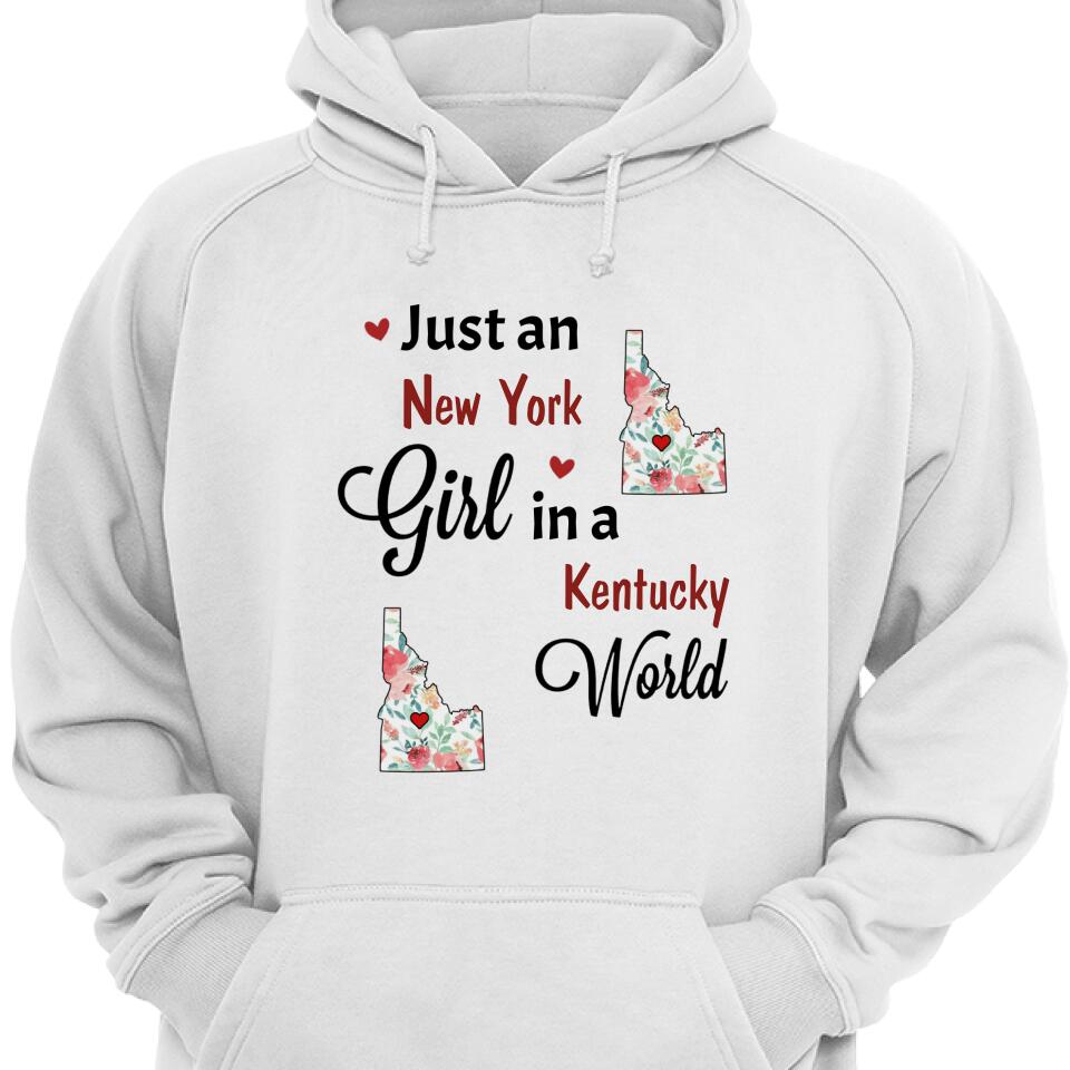 Personalized Just A Girl Born And Live Custom Hoodie, Best Gift For Bestie – Trending Personalized