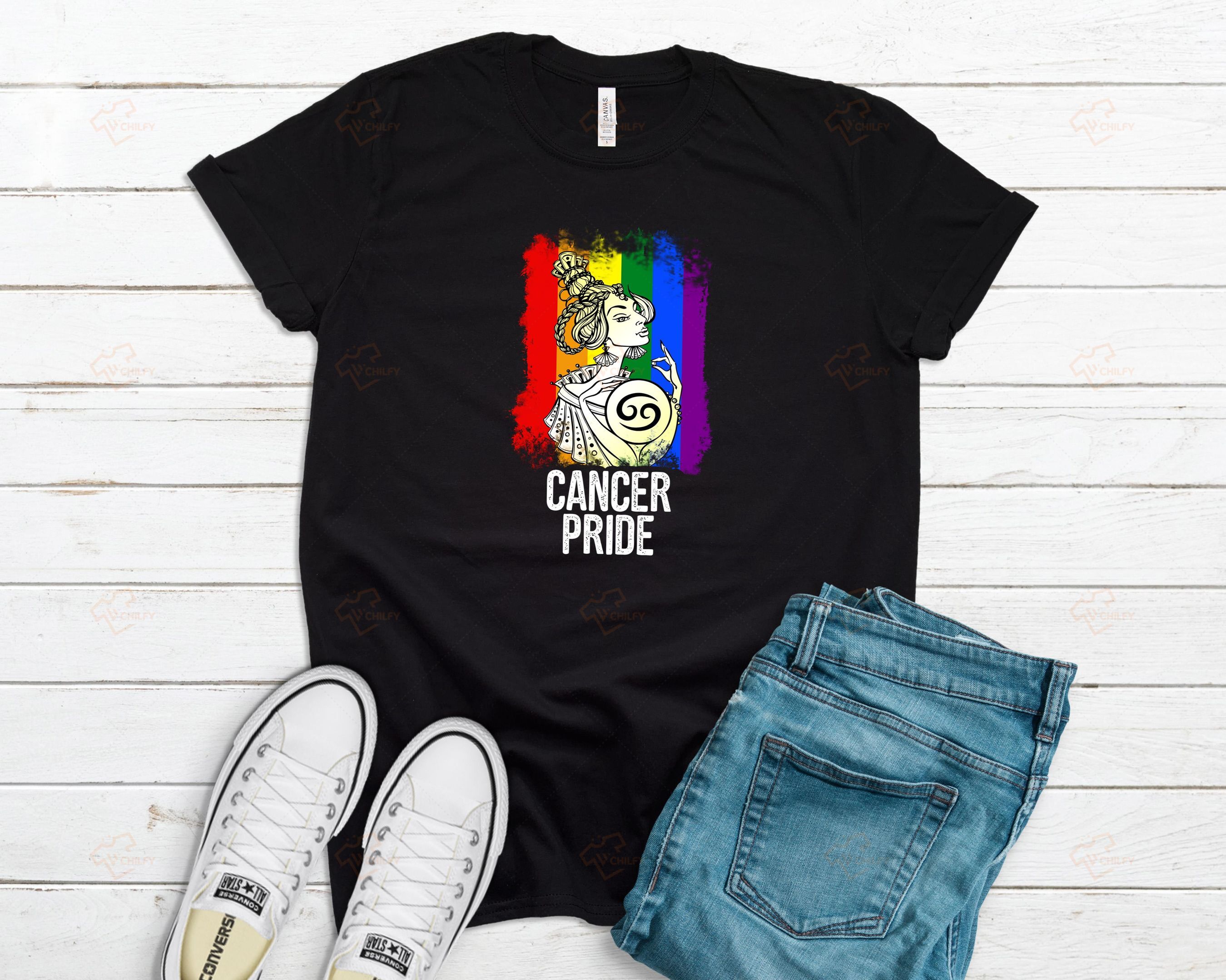 12 Signs Of The Zodiac Cancer Shirt, Lgbt Shirt, Lgbt Pride Shirt, Lgbt Queer, Lgbt Zodiac Shirt