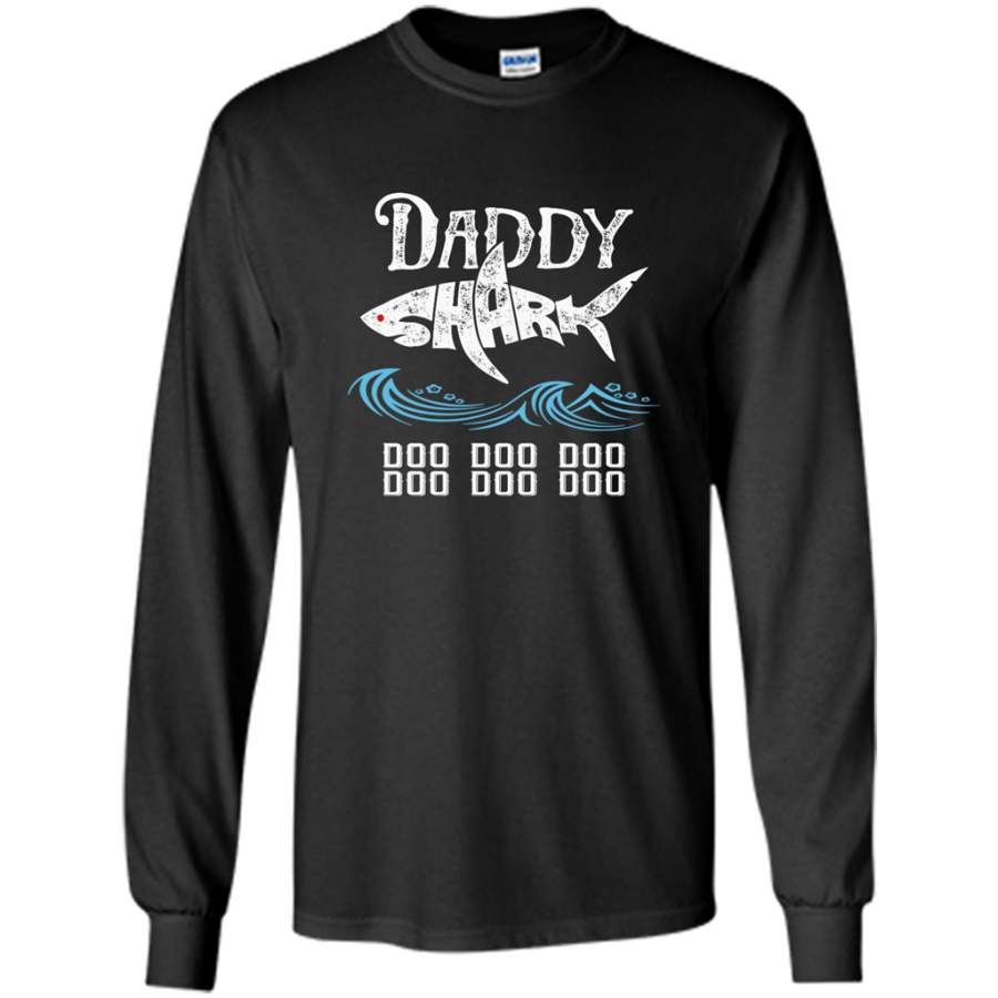 Daddy Shark Doo Doo Doo – Gildan Long Sleeve Shirt