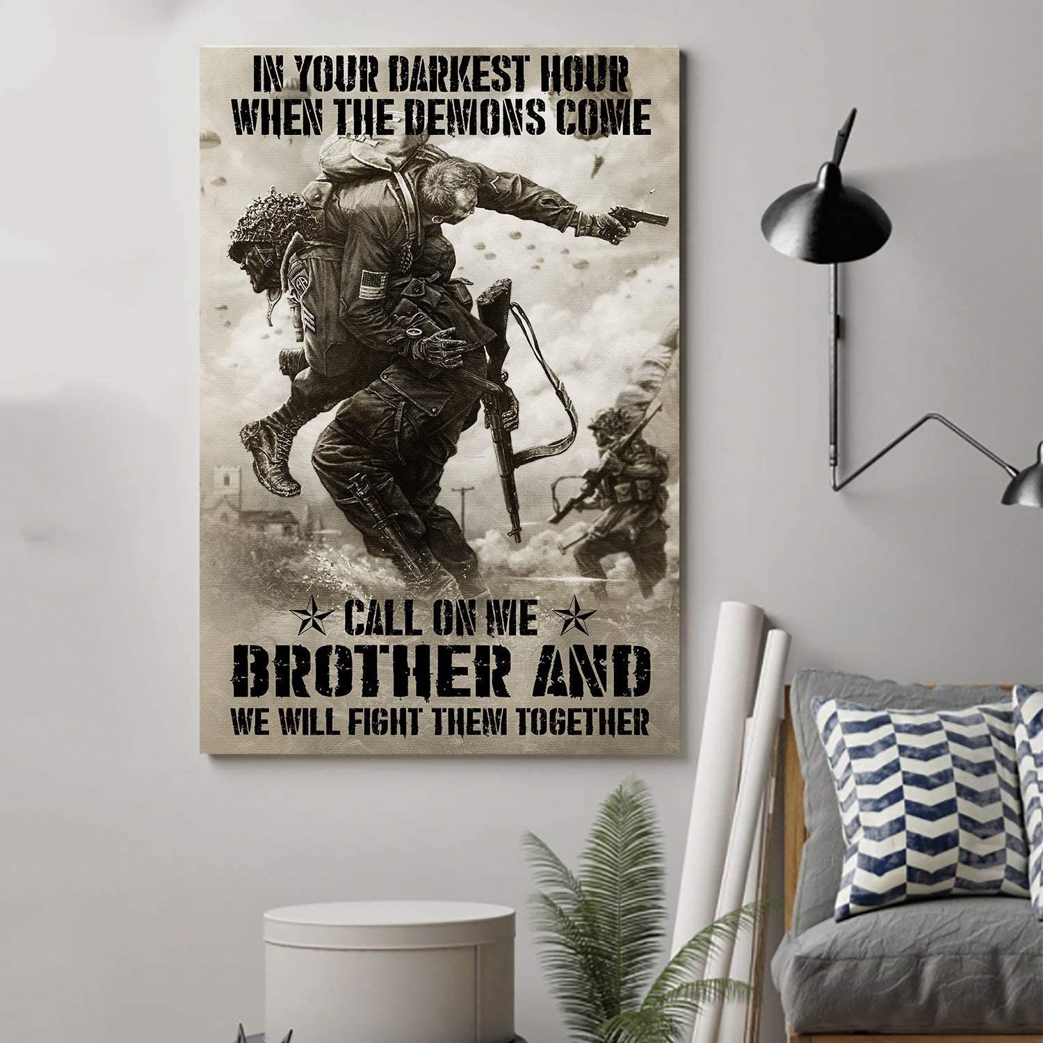 Cara Poster – Soldier Poster – Call On Me Brother – Wall Art – Home Decor – Wall Decor