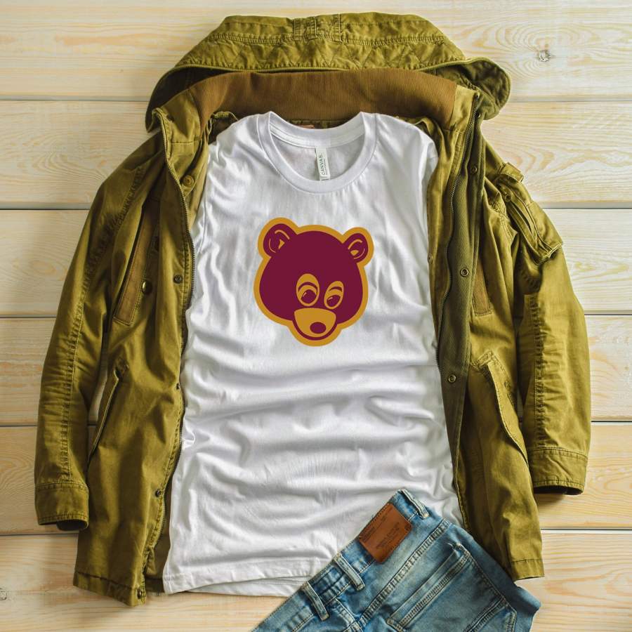 Unisex College Dropout Bear Tee | Hip-hop | Tee | Tshirt Rap | Kanye West T-shirt | T shirt Trends