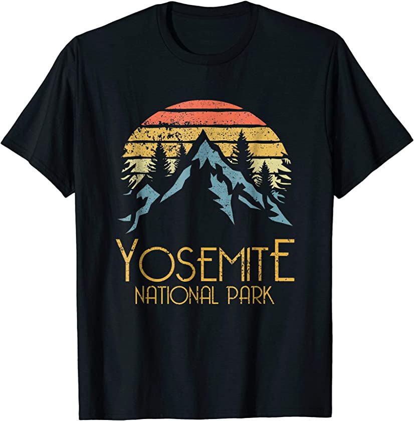 Vintage Yosemite National Park California T-Shirt