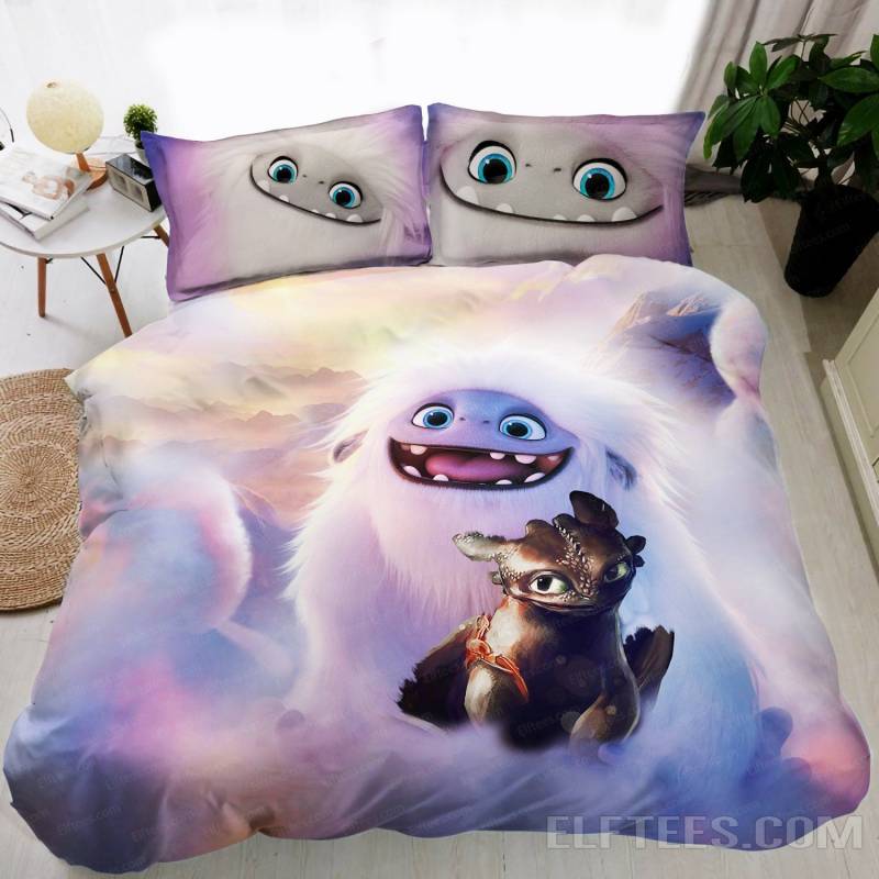 Everest Toothless Abominable Adorable Snow Yeti Giant Bed Set Abtl01 How To Train Your Dragon Duvet Cover Minepain