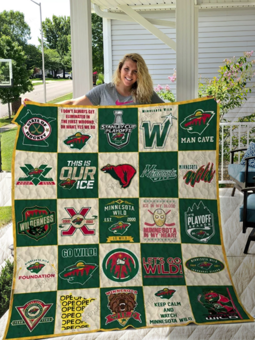 Minnesota Wild 1 Quilt Blanket A95