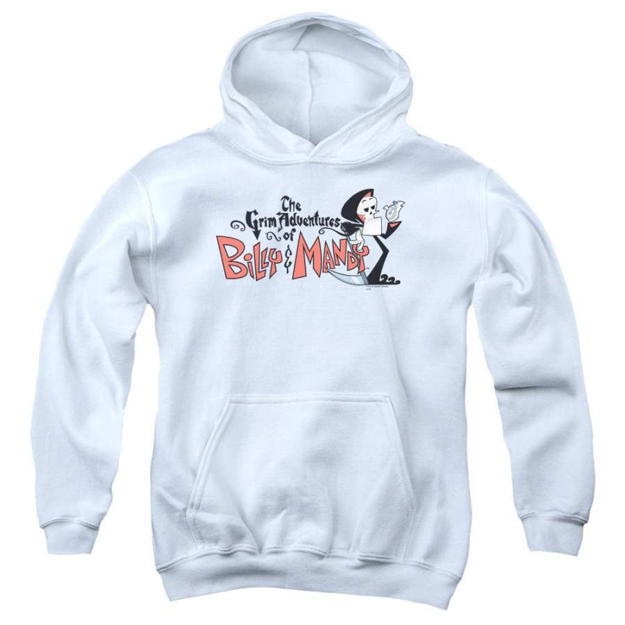 The Grim Adventures of Billy & Mandy Logo Youth Hoodie (Ages 8-12)