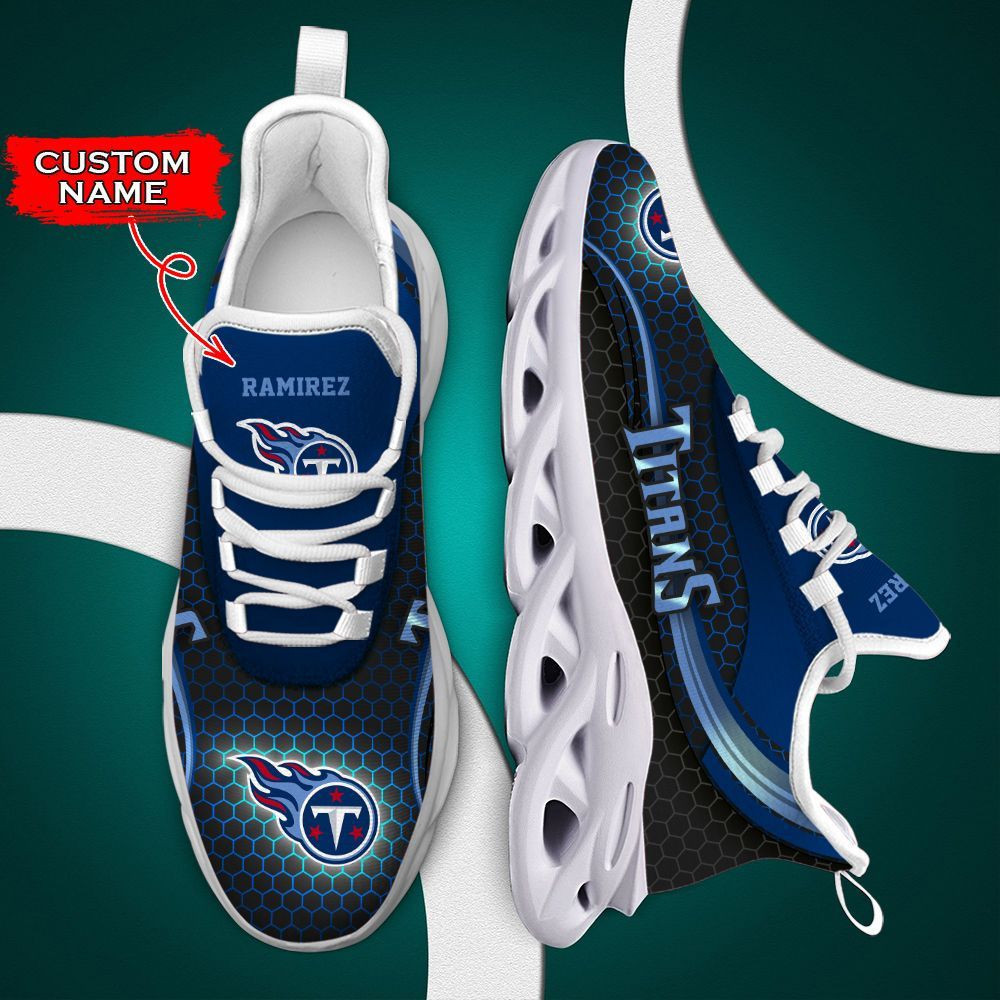 Tennessee Titans Max Soul Shoes Luxury Custom Name 01 M3Rtt0215