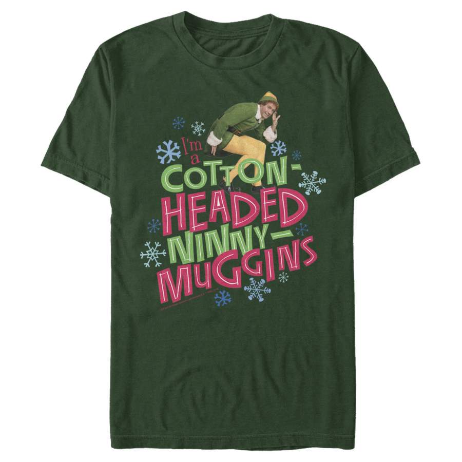 Elf Men’s Cotton-Headed Ninny Muggins  T Shirt