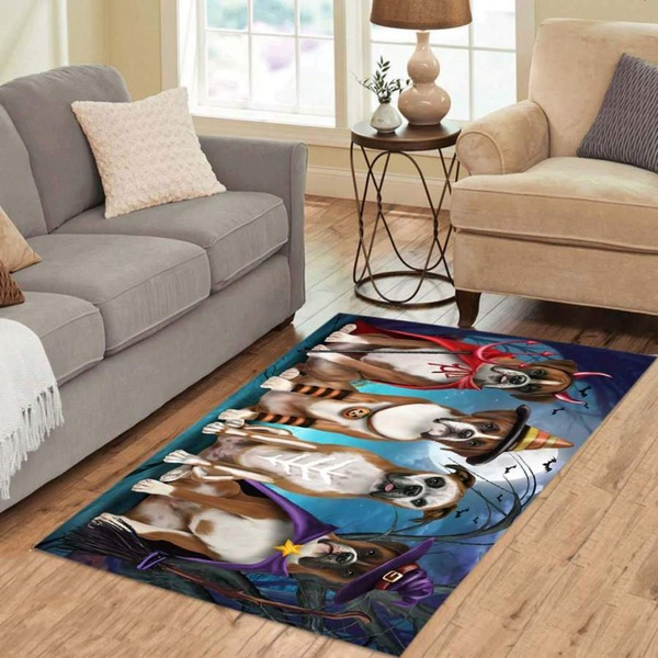 Halloween Boxer Rug RCDD81F26086