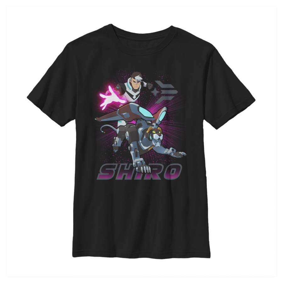 Voltron: Legendary Defender Boy’s Shiro Lion Action Pose  T Shirt