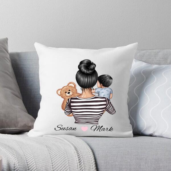 Personalized Pillow For Mom – First Mothers Day Gift Ideas – Great Gifts For Mom