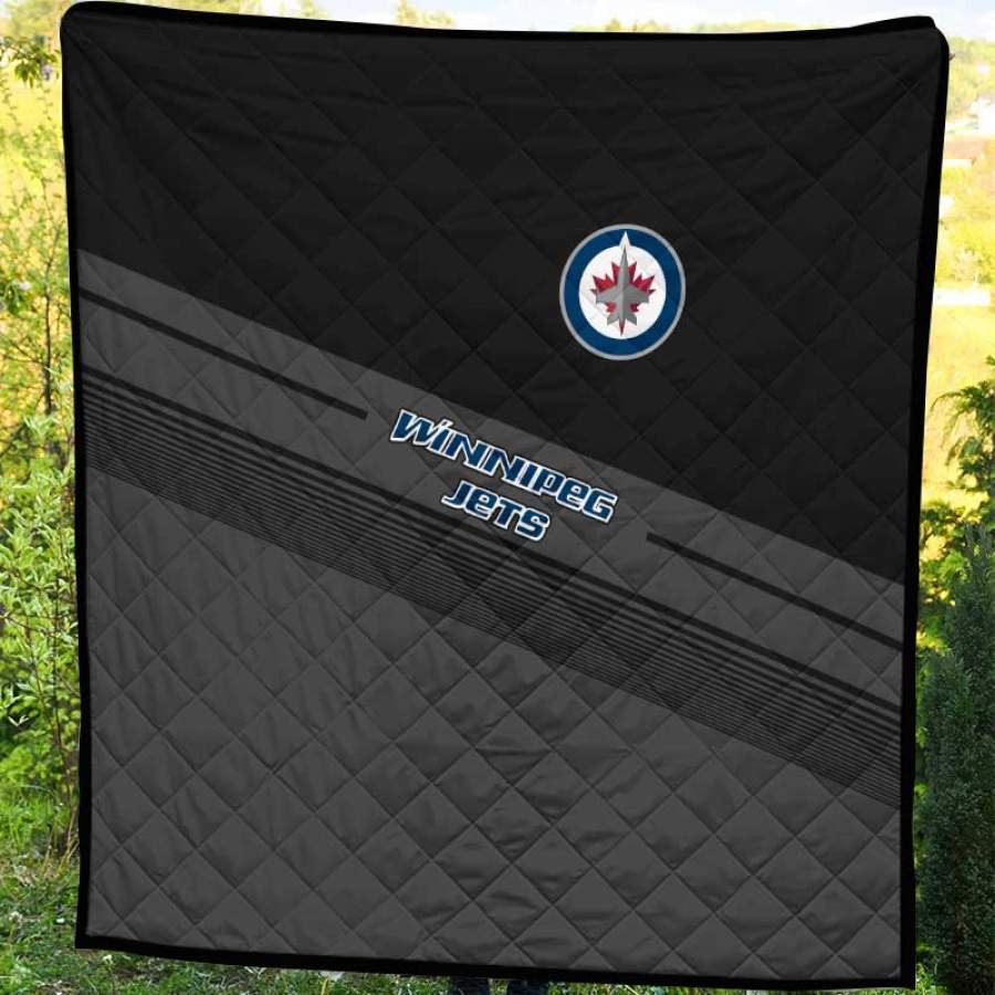 Winnipeg Jets Classic But Amazing In Gray Personalized Custom 3D Full Print Blanket