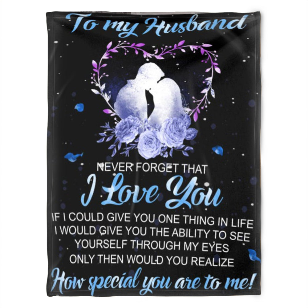 To My Husband Blanket, How Special You Are To Me. Gift For Husband Family Home Decor Bedding Couch Sofa Soft And Comfy Cozy