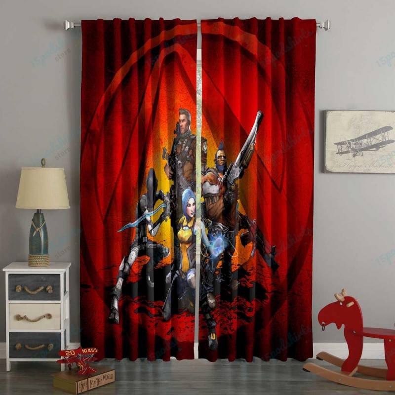 3D Printed Borderlands Style Custom Living Room Curtains