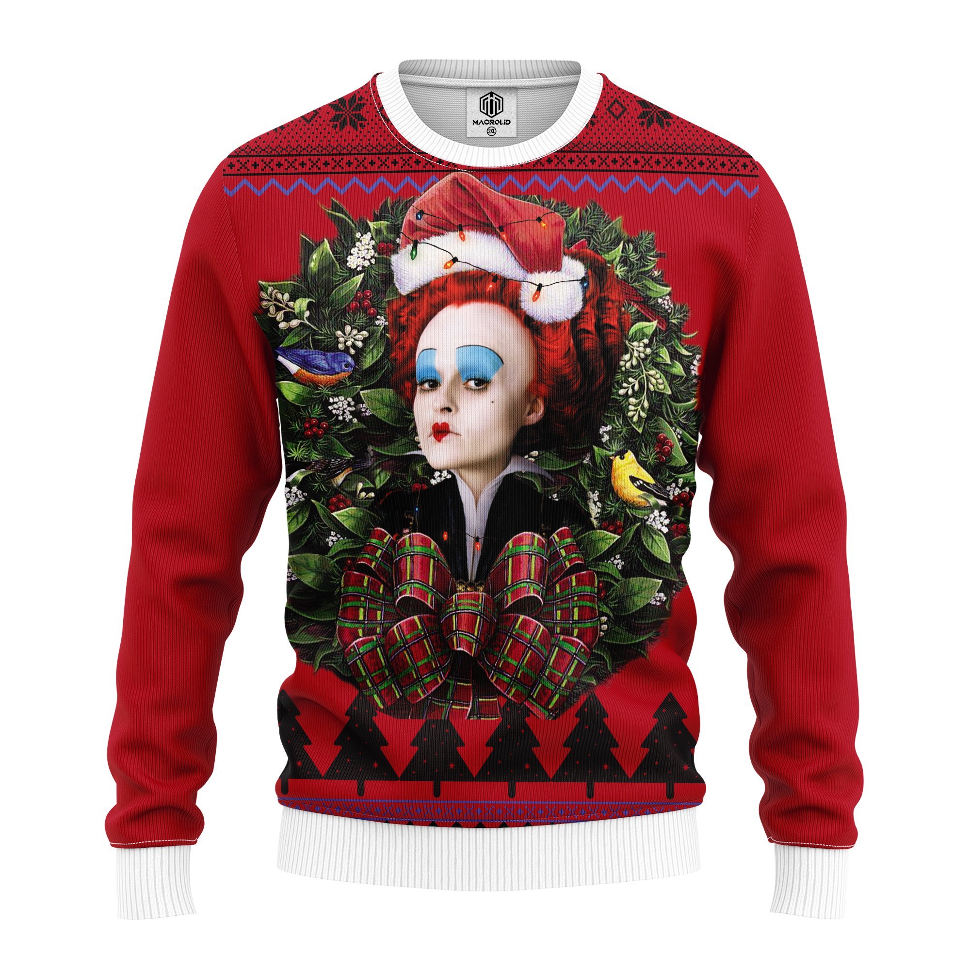 Alice In Wonderland Red Queen Noel Mc Ugly Christmas Sweater – thanksgiving gift