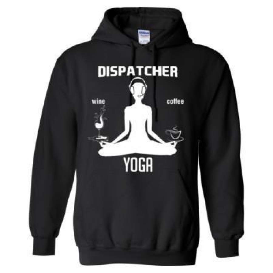 AGR Dispatcher Yoga Wine Coffee – Heavy Blend™ Hooded Sweatshirt