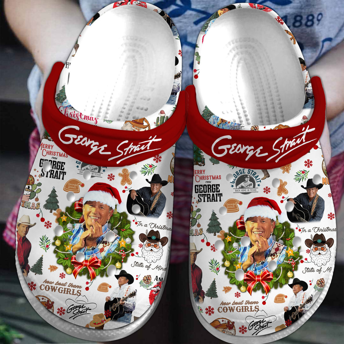 George Strait Music Crocs Crocband Clogs Shoes Comfortable For Men Women and Kids