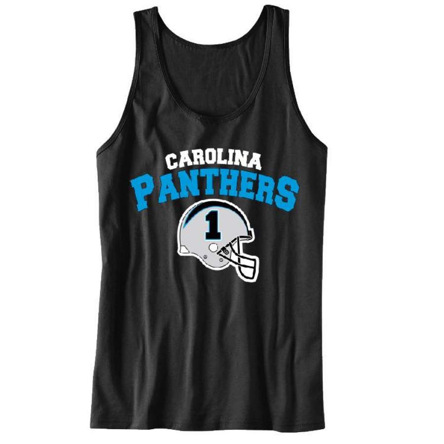 Carolina Panthers Helmet Unisex Tanks Sports Clothing