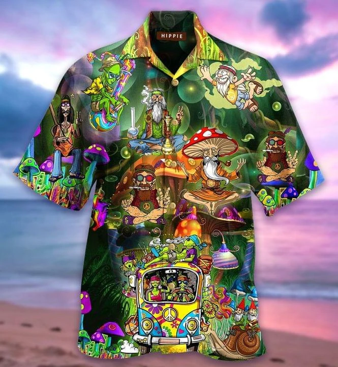 Hippie Hawaii Shirt For Men Women Ha33480