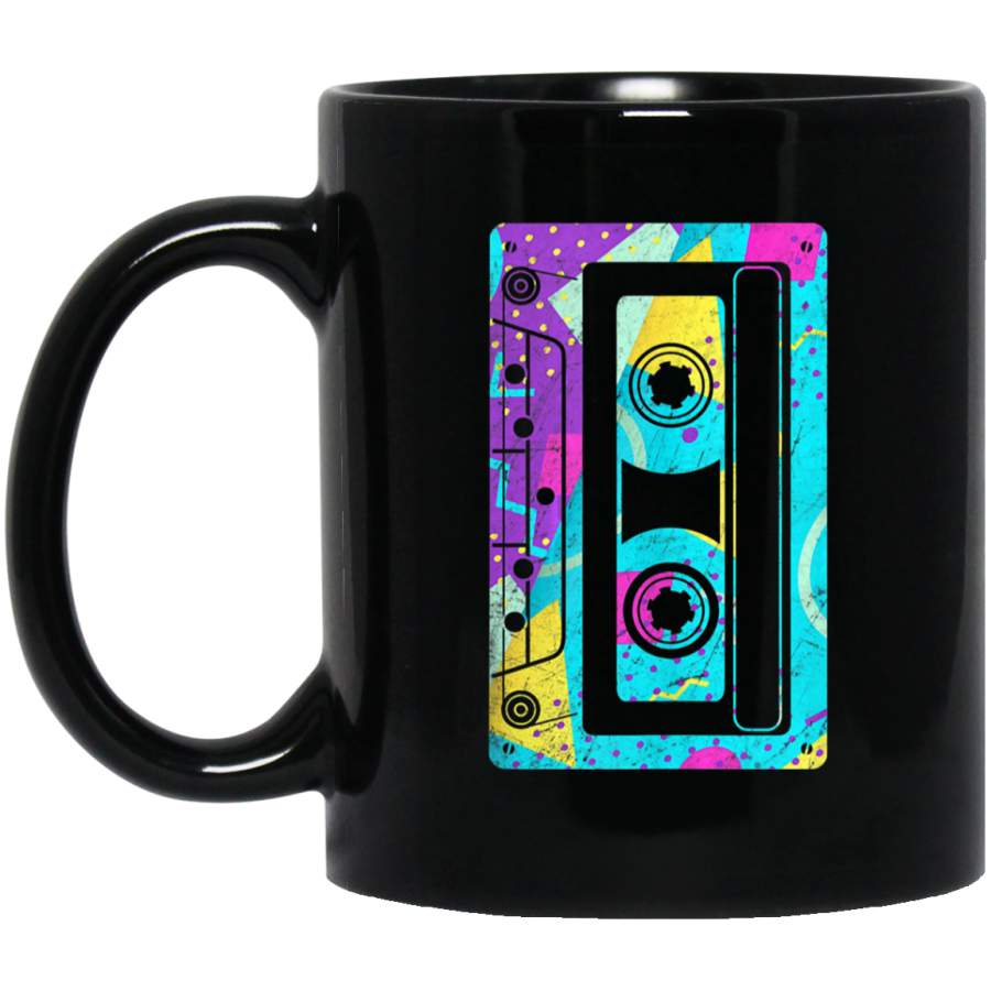 Totally Rad Cassette Tape 1980s Vintage Eighties Costume Coffee Mug