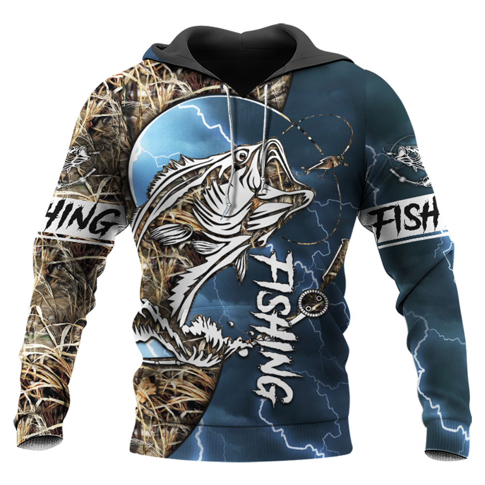 Bass fishing Sport – Blue version All Over Print