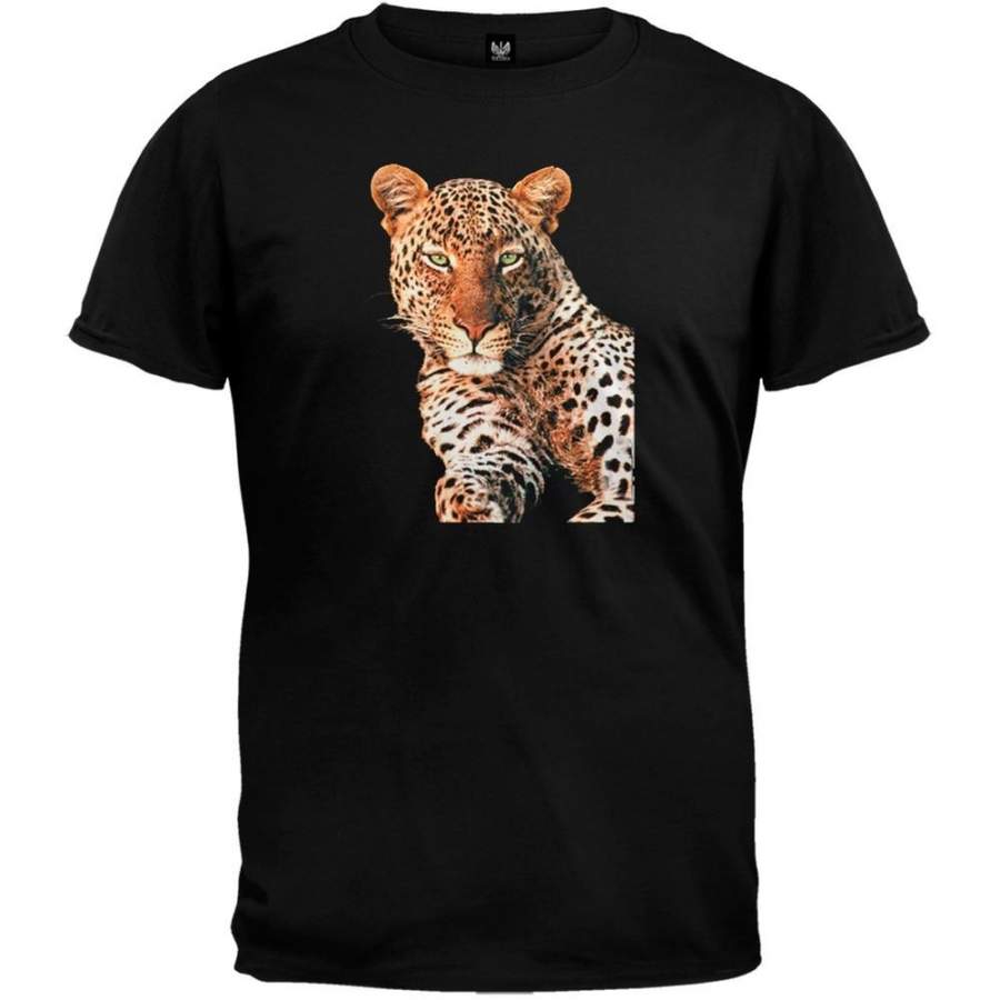 3DT – Leopard Black T-Shirt