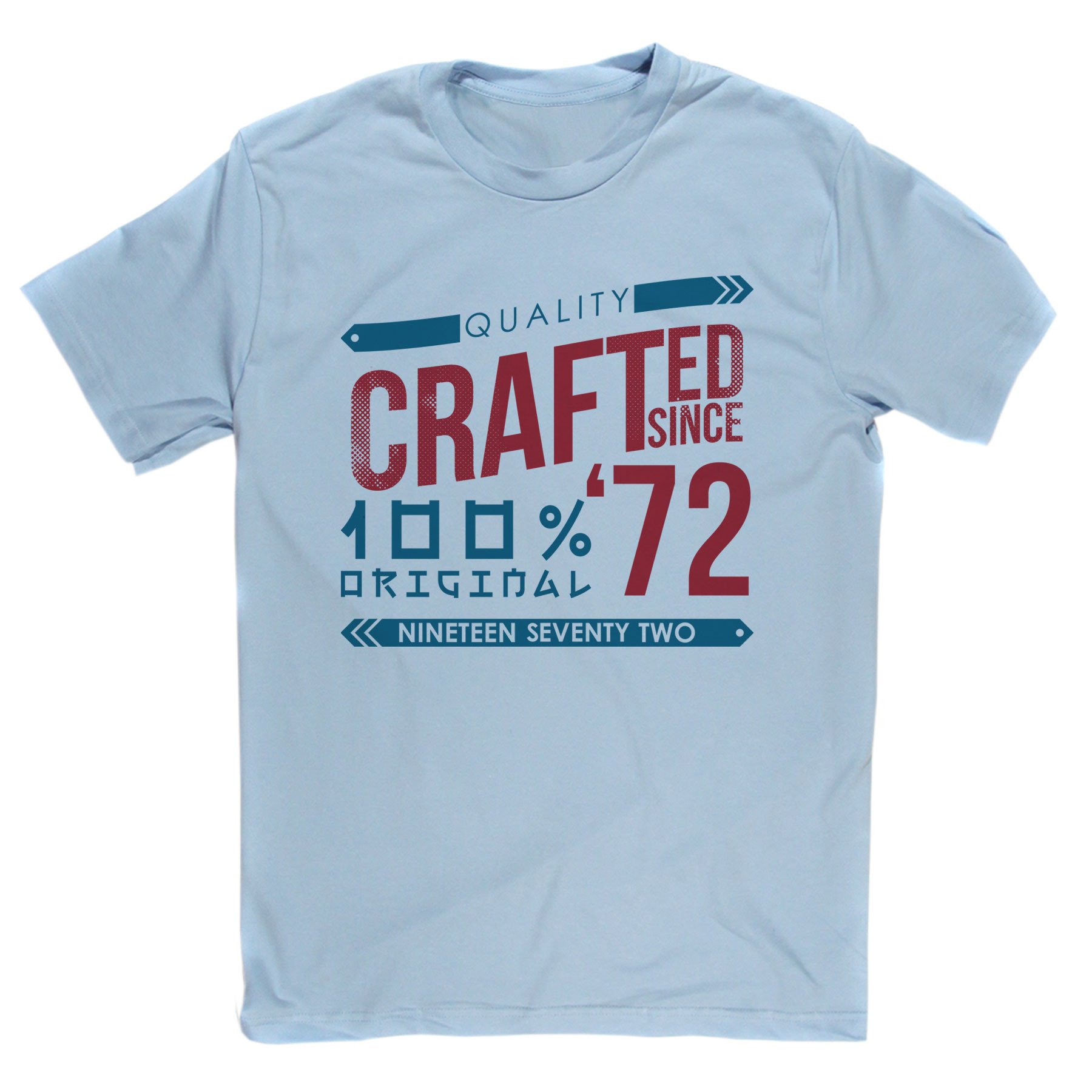 Crafted in 1972 Year T Shirt