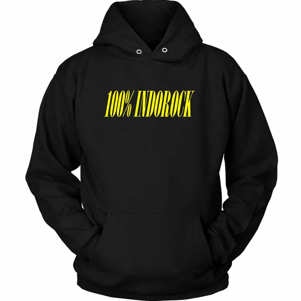 100 Percent Indorock Unisex Hoodie