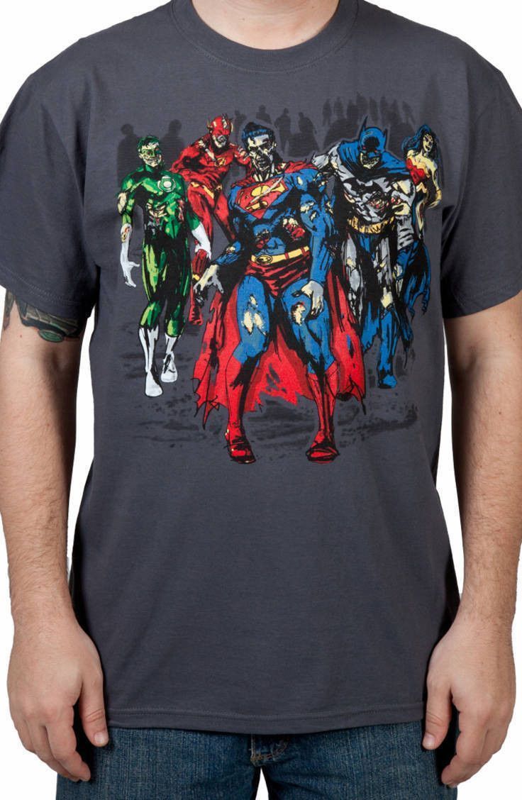 Dc Zombies Shirt Super Heroes Dc Comics Justice League Shirt