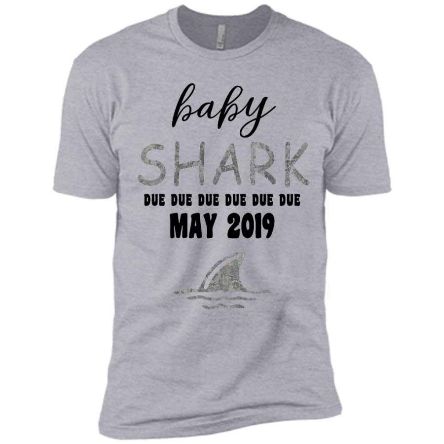 Baby Shark Due Due Due Due May 2019, Birthday Gift – Canvas Unisex USA Shirt