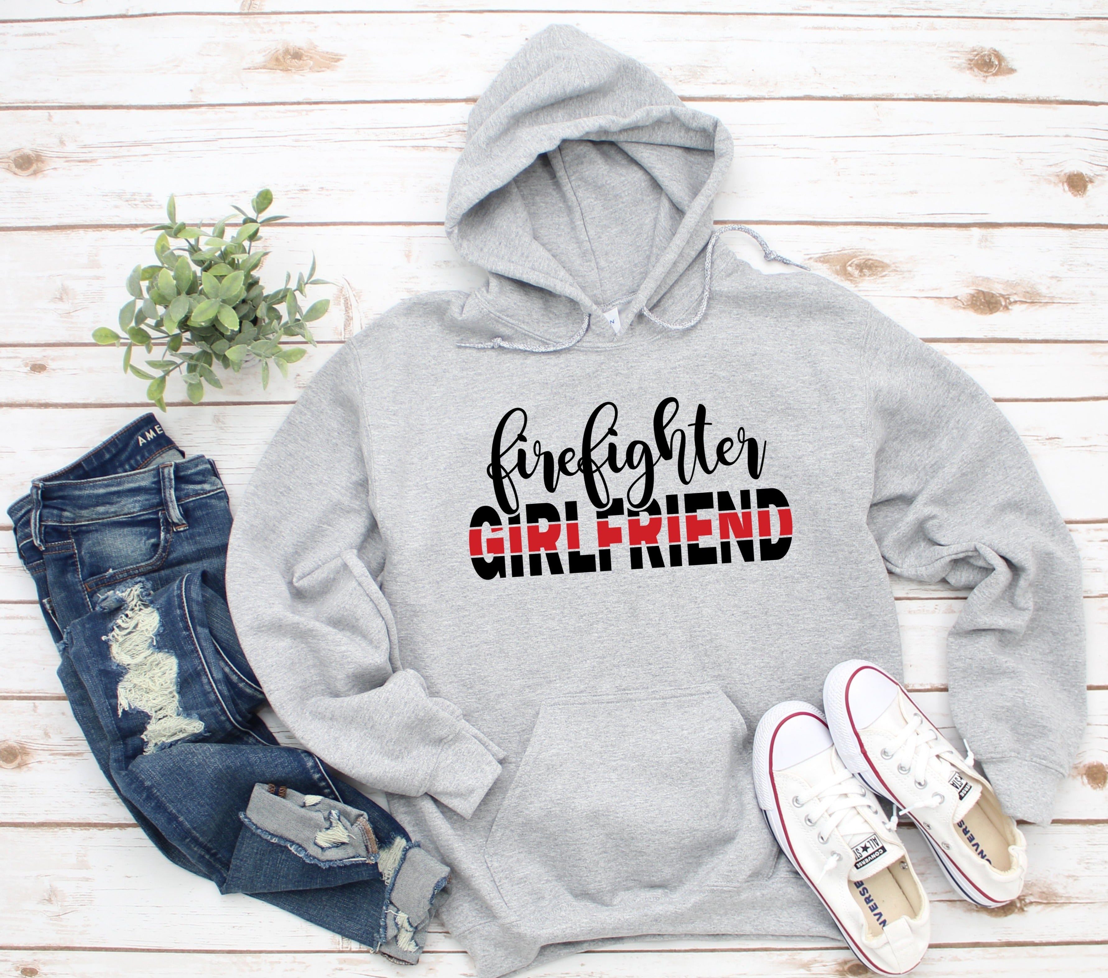 Firefighter Girlfriend Hoodie