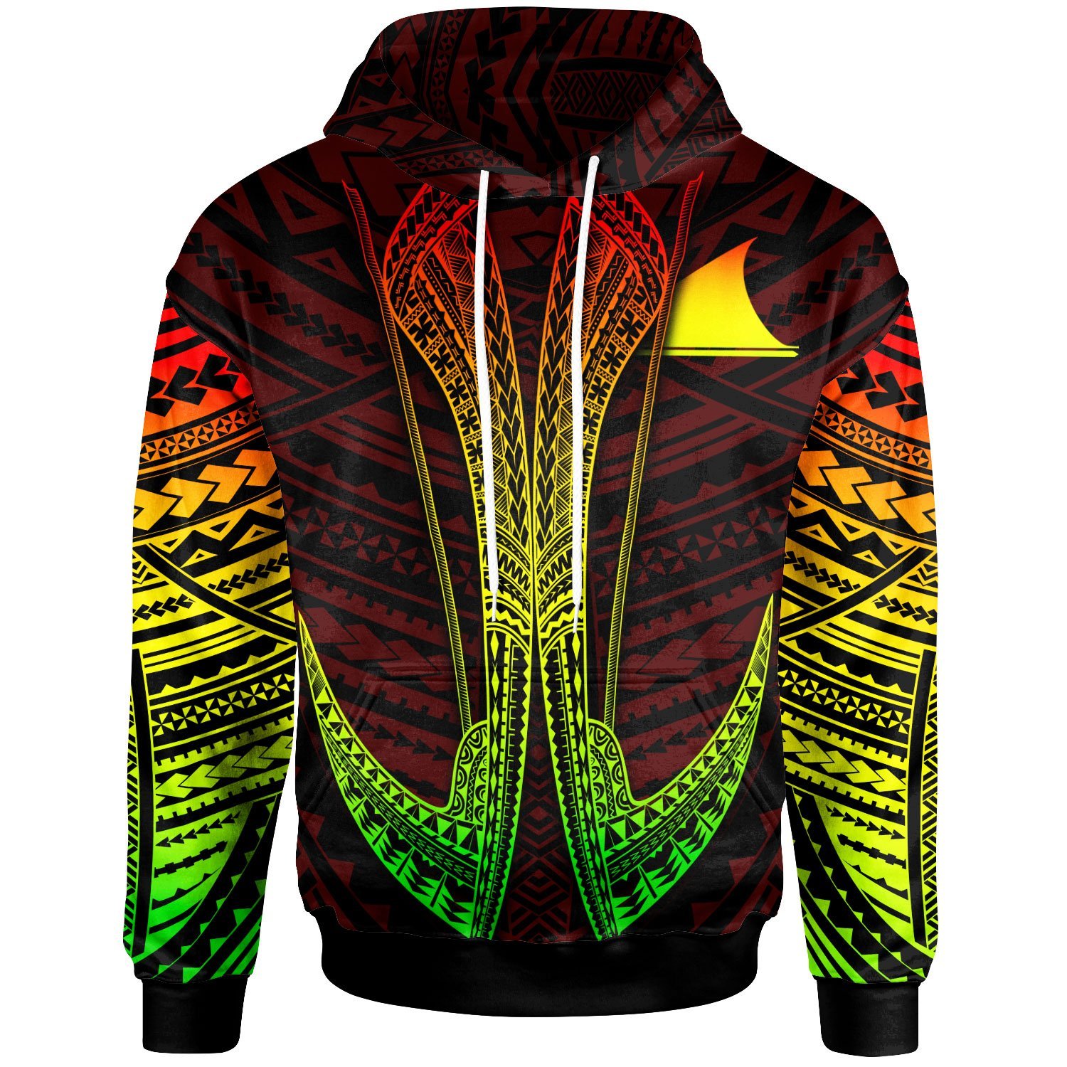 Tokelau – Custom Personalised Hoodie – Fish Hook – BN20