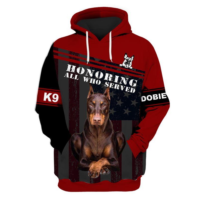 Autumn Outfits 3D Print Doberman Pinscher  Adult Unisex