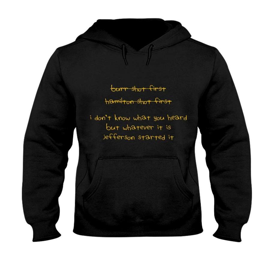 Jefferson Started It Couple Hoodie