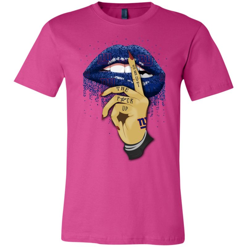 Glitter Lip For New York Giants Fans Short Sleeve T-Shirt