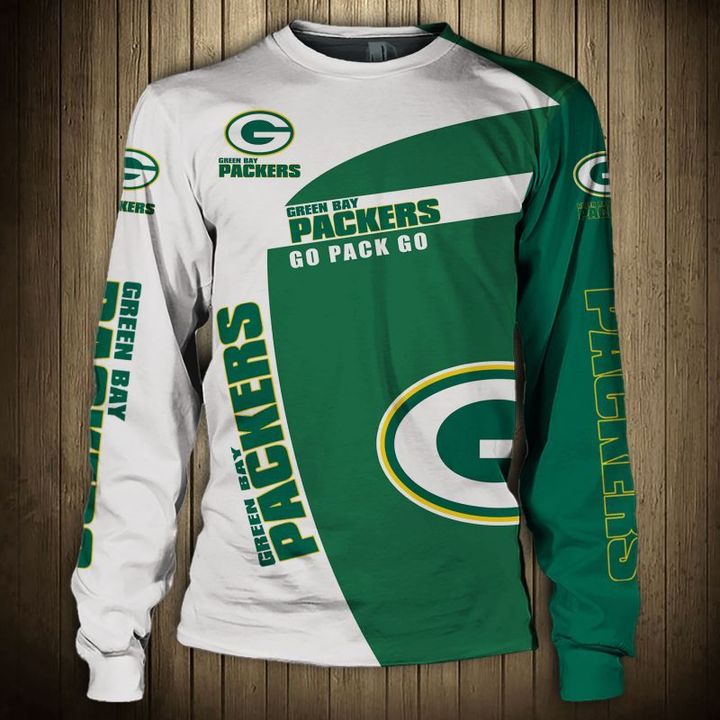 Green Bay Packers Simple White Green Edition Gift For Fan Ugly Wool Sweater Christmas