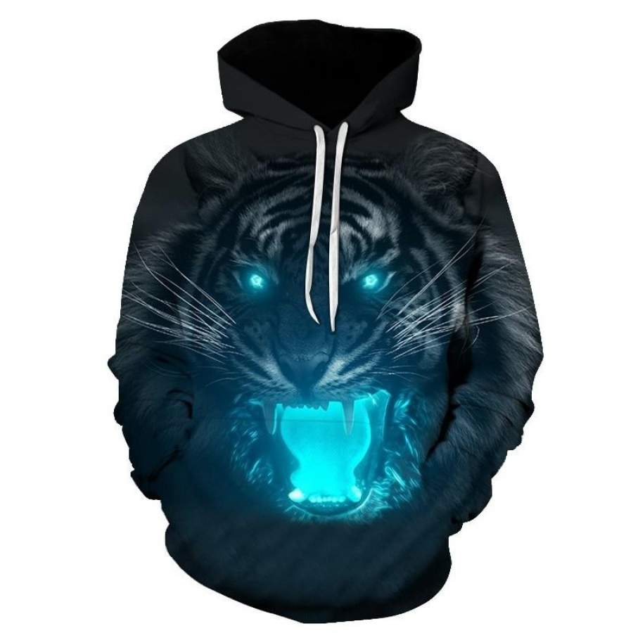 Tiger 3D Hoodies Sweatshirt Men Women Hoodies Fashion Streetwear