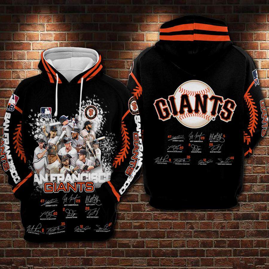 San Francisco Giants Hoodie 3D Style3943 All Over Printed