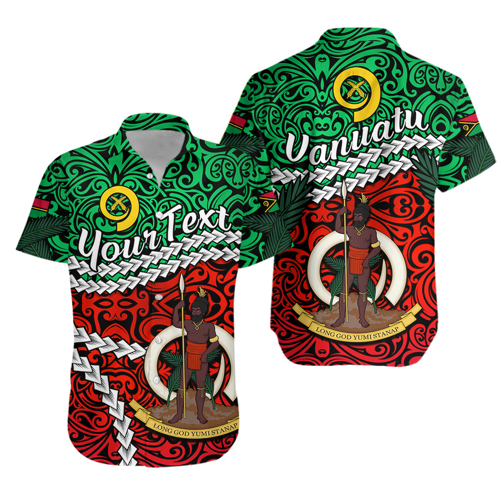 (Custom Personalised) Vanuatu Hawaiian Shirt Simple Lt13