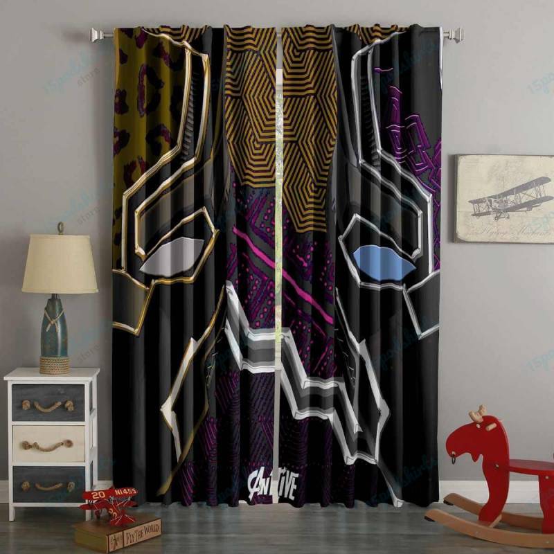 3D Printed Black Panther Style Custom Living Room Curtains