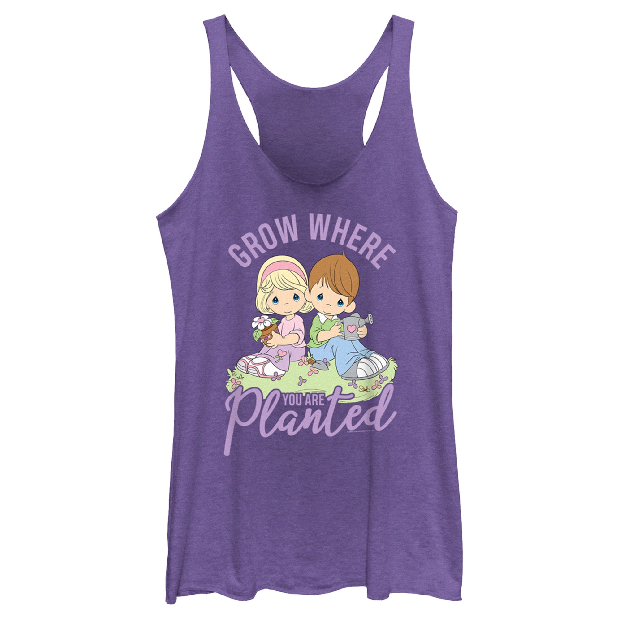 Women’S Precious Moments Grow Where Planted Racerback Tank Top