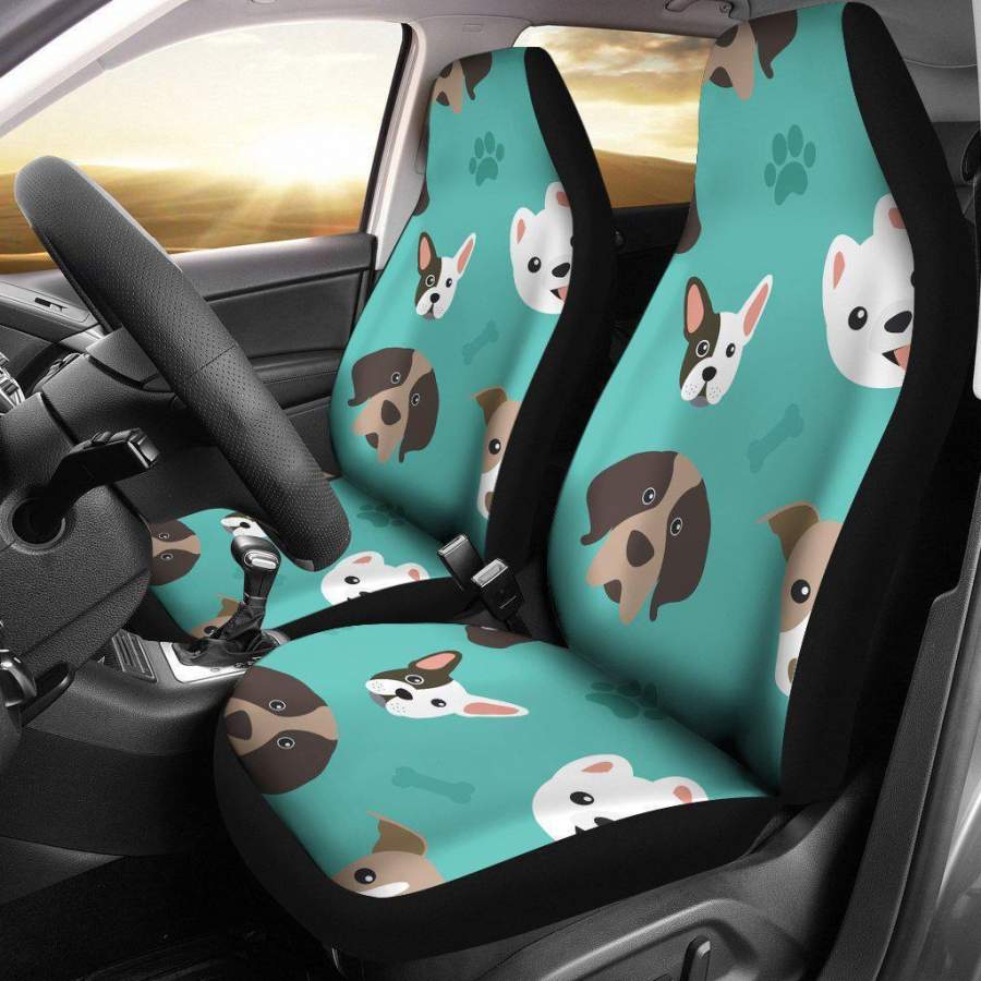 Cute Puppy Car Seat Covers For Dog Lover NH10