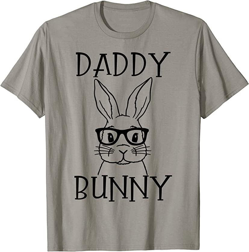 Mens Daddy Bunny Easter Men T-Shirt